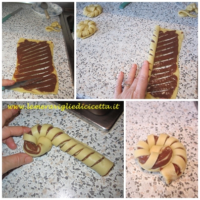 Cornetti alla nutella - Le Meraviglie di Cicetta