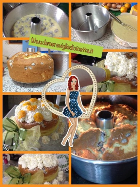 chiffoncake all'arancia