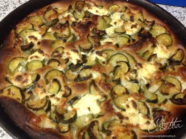 focaccia di zucchine