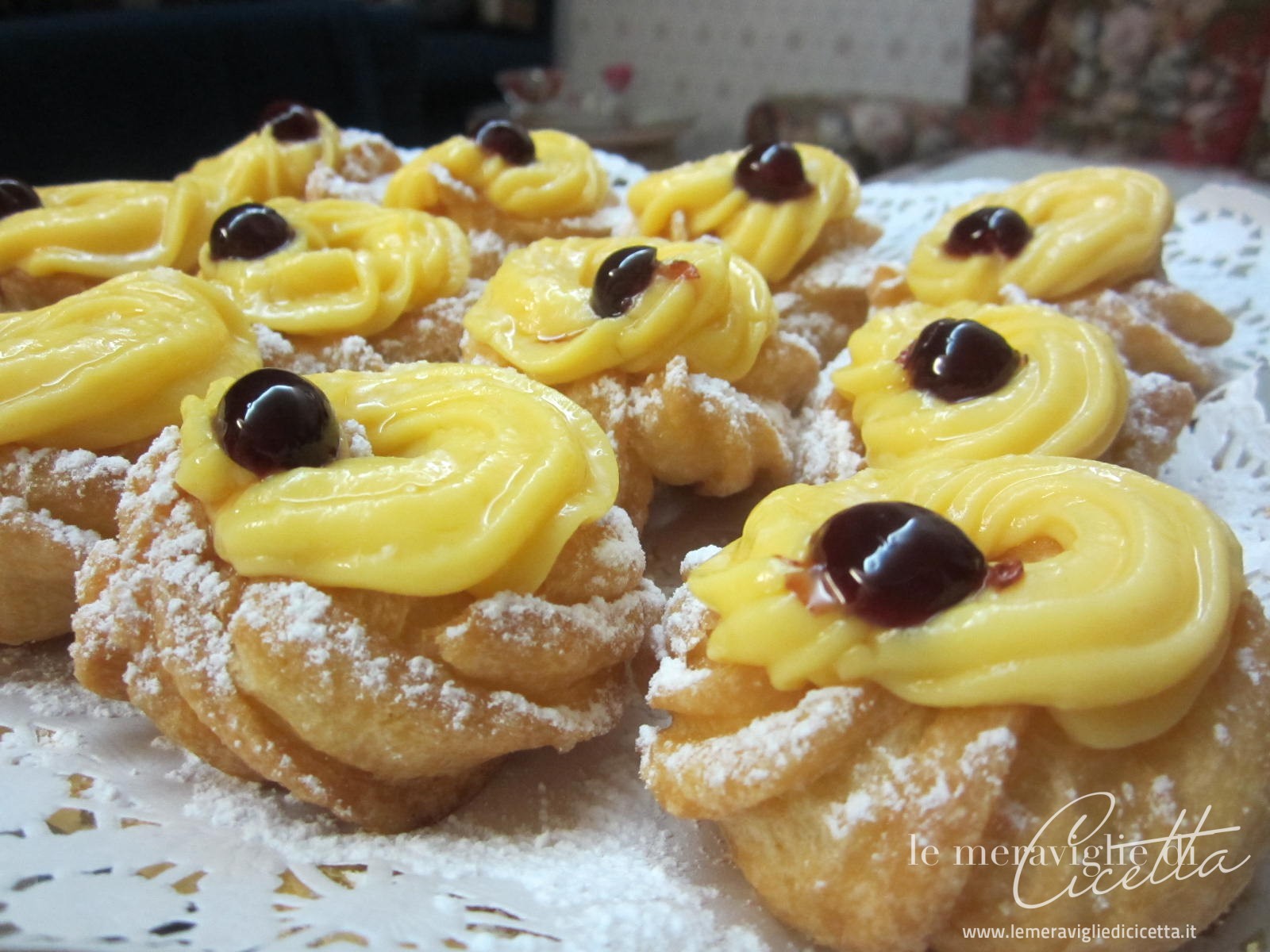 Zeppole pugliesi.