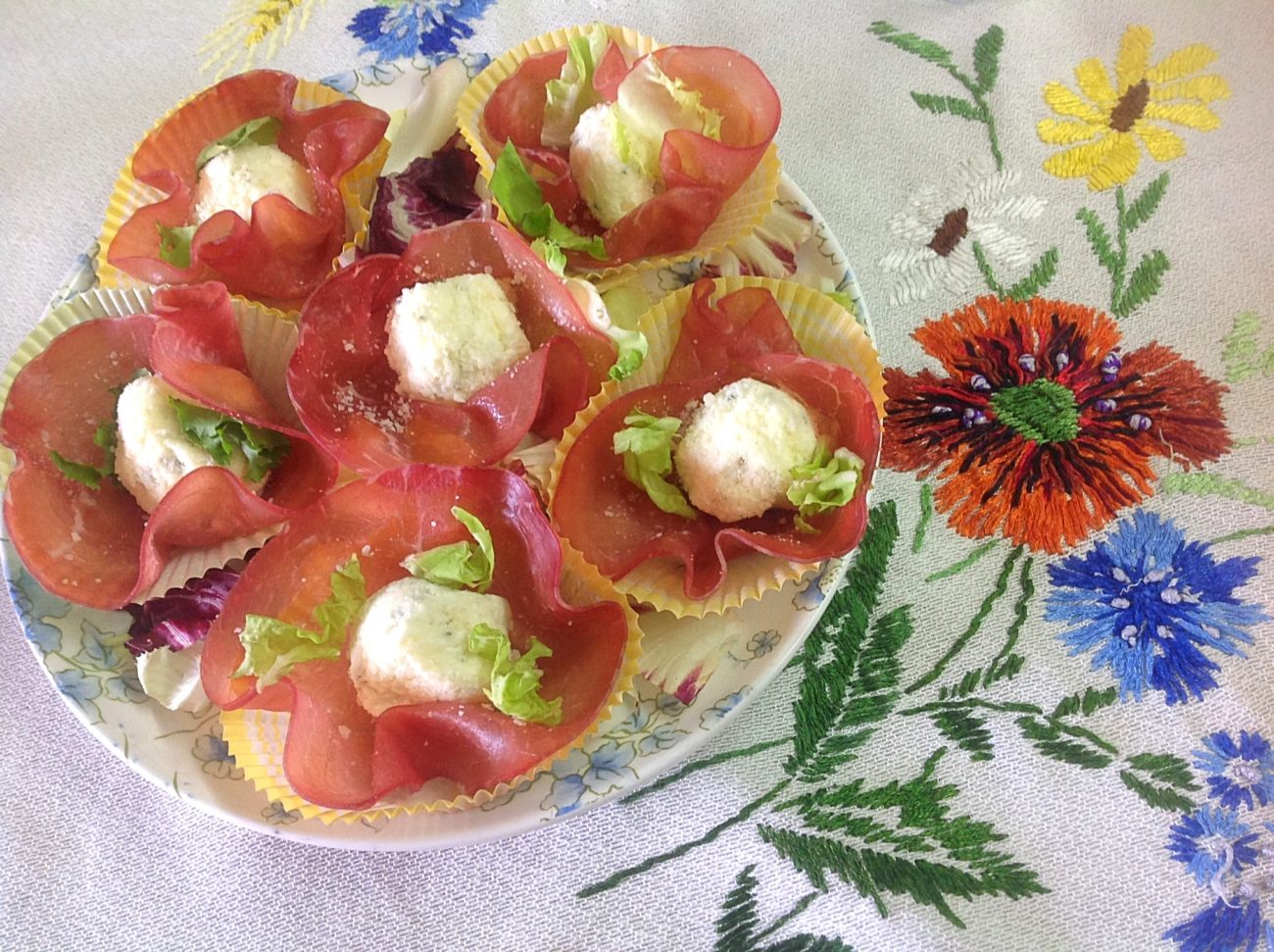 Roselline Di Bresaola Con Cuore Di Formaggio Le Meraviglie Di Cicetta